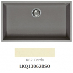Zlewozmywak Elleci QUADRA 130 keratek K62 corda LKQ13062BSO podwieszany